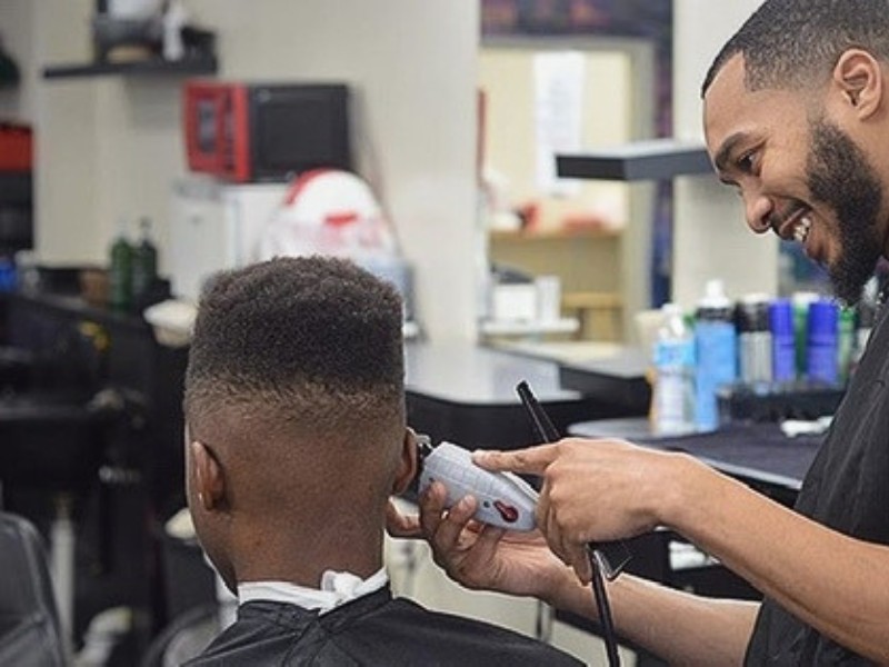 Two teen haircuts