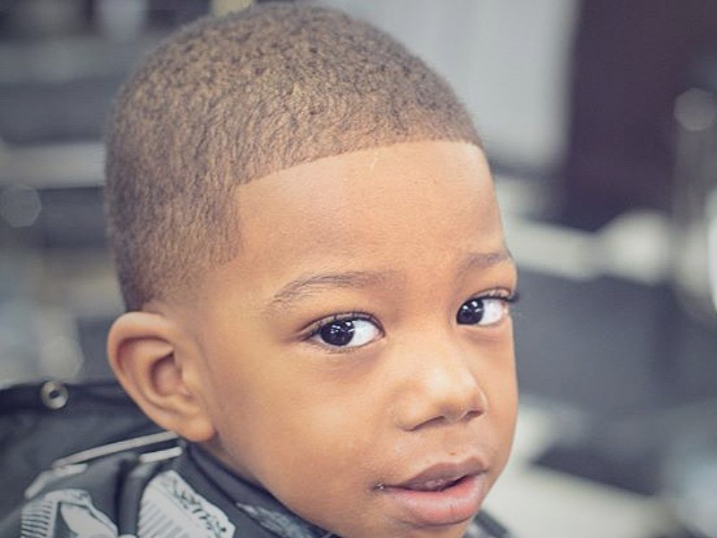 Kids haircut at TCUTME