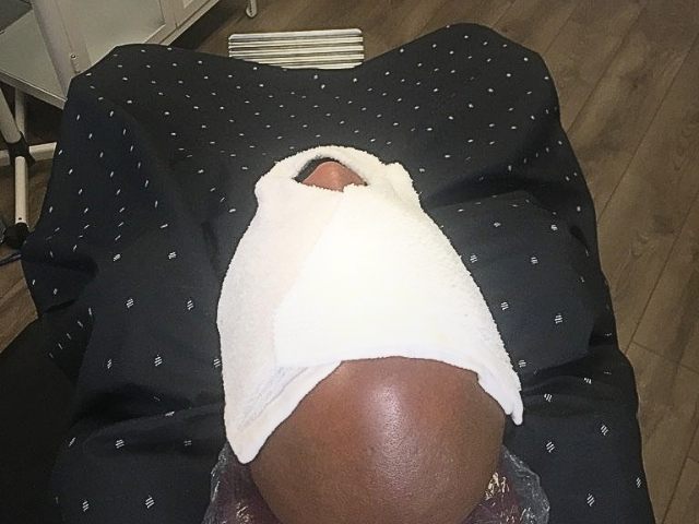 Straight Razor Face Shave